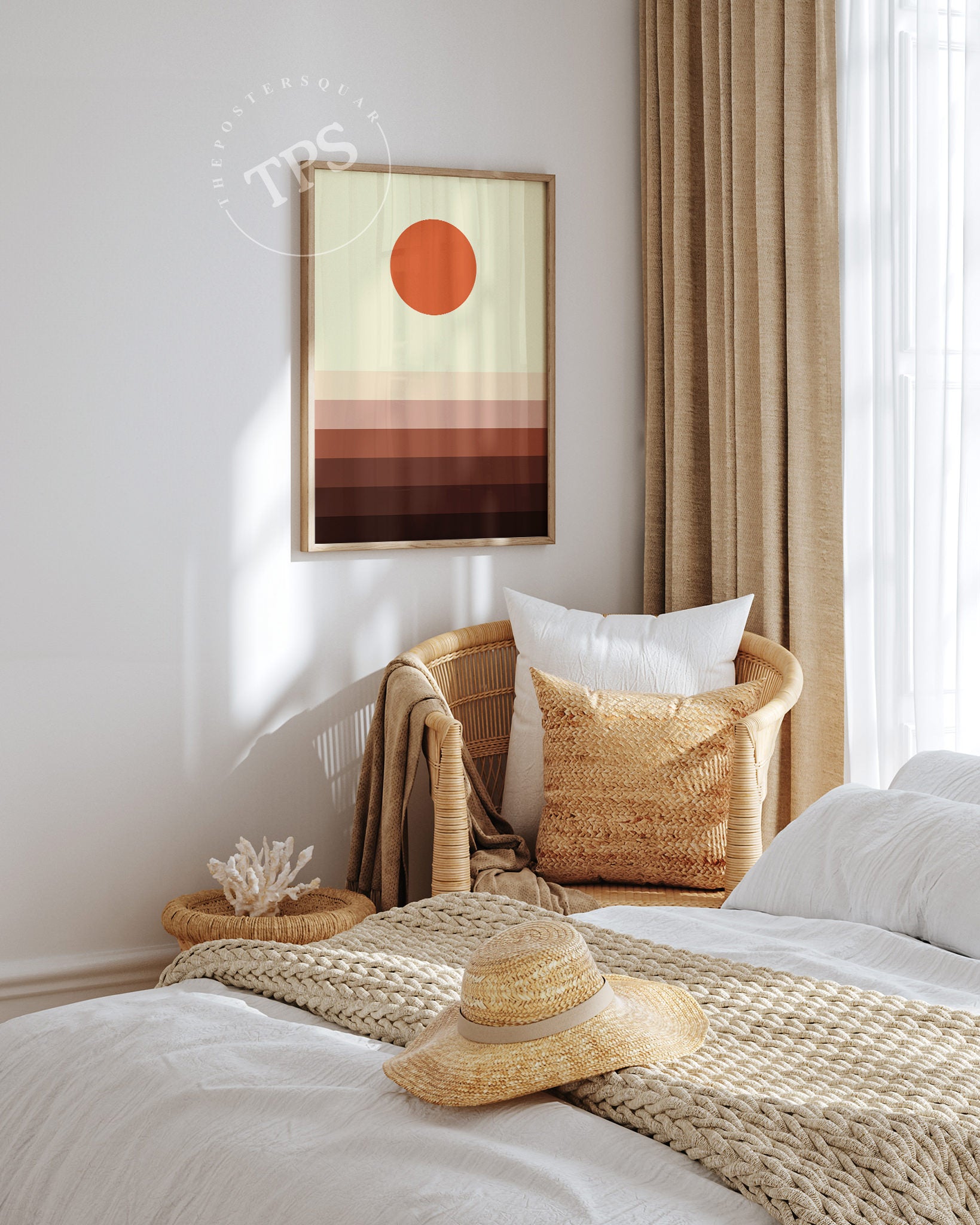 Sundown Calm The Poster Square