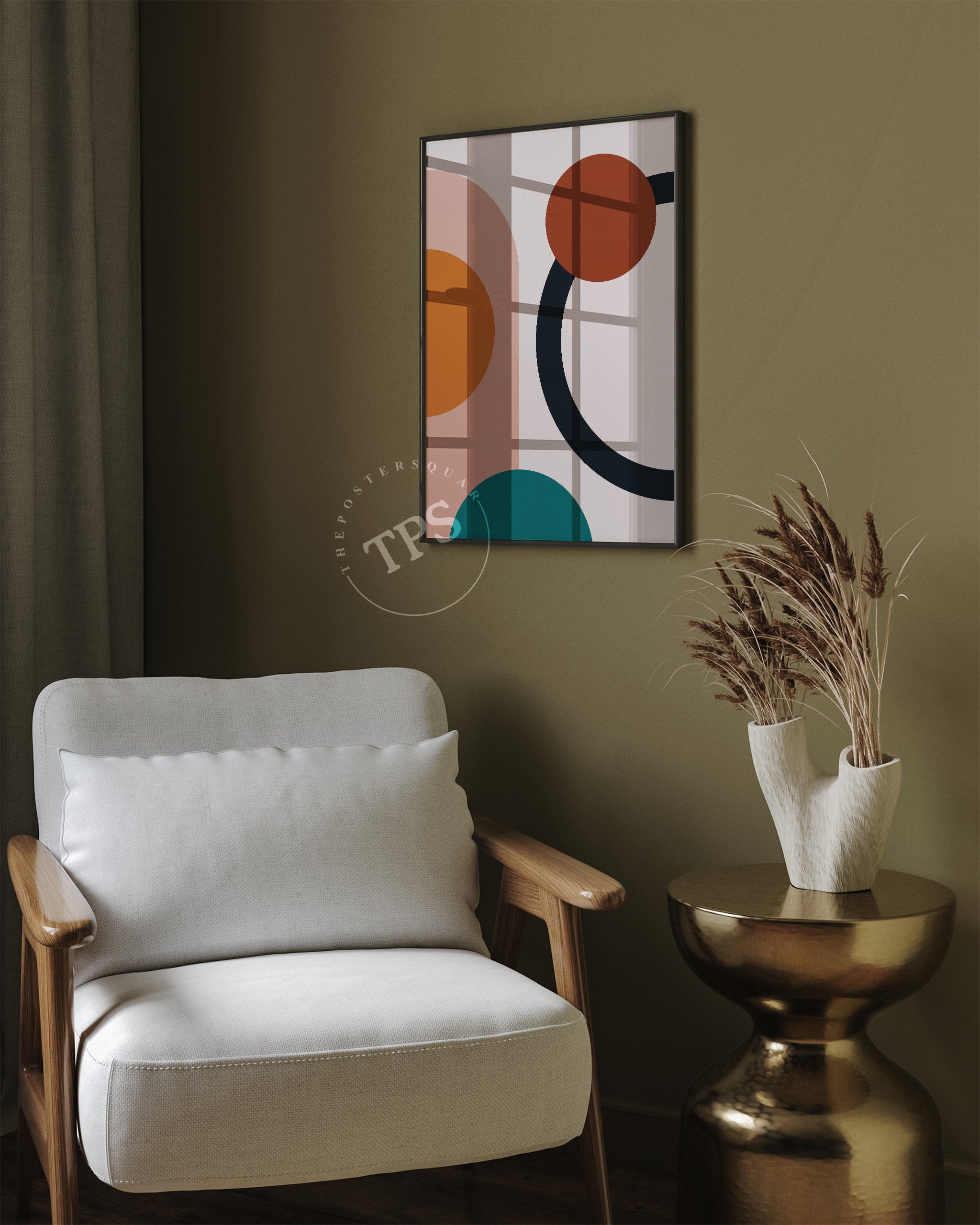 Minimalistic Abstract N5 The Poster Square