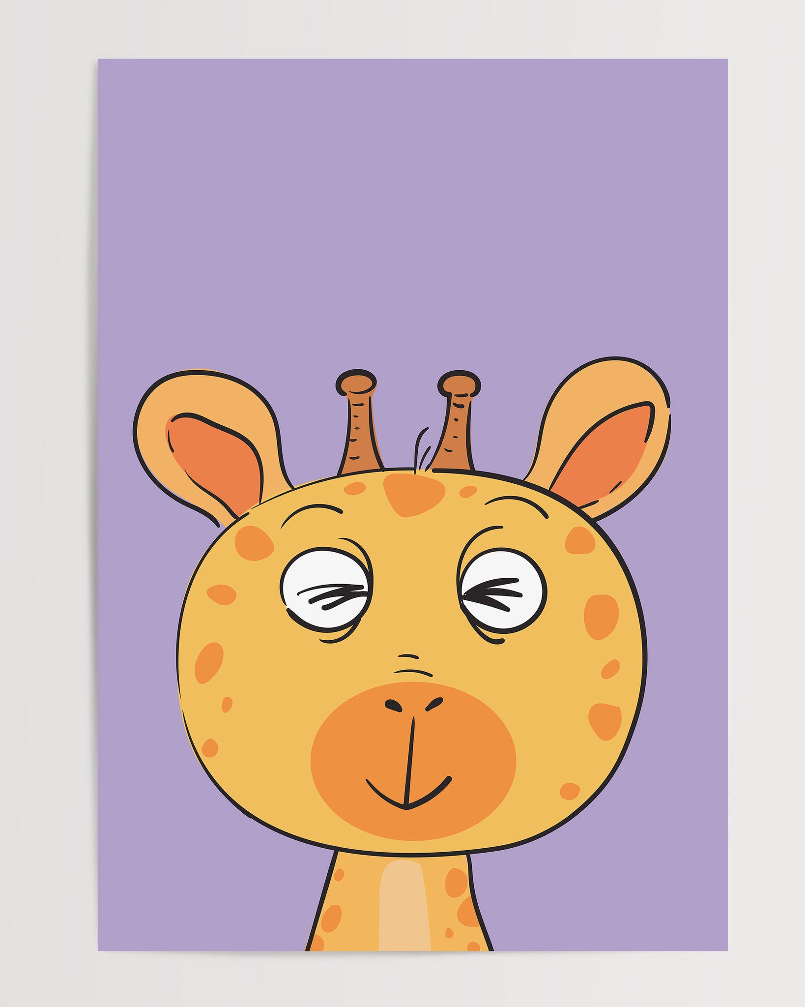 Giraffe The Poster Square