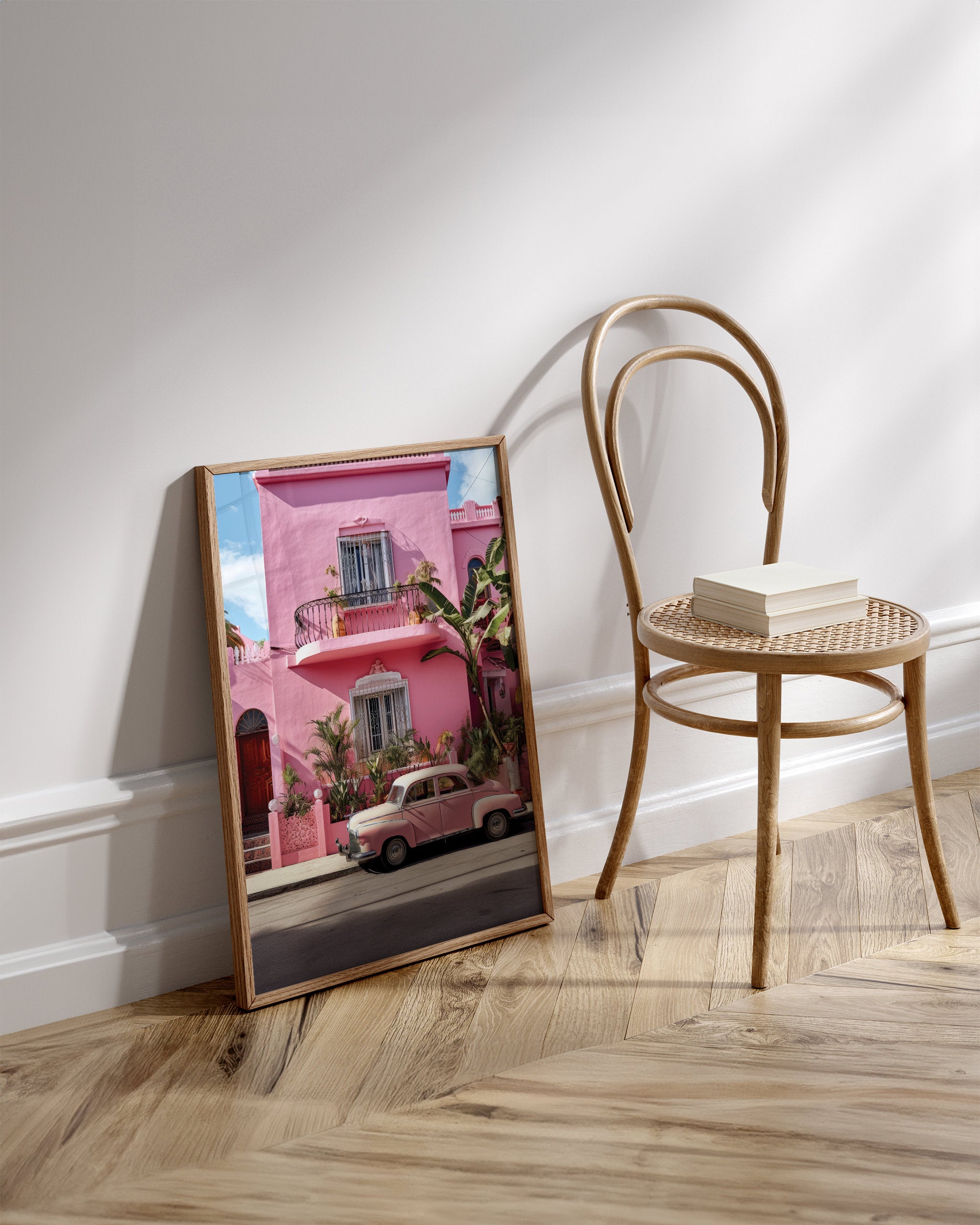 Pretty in Pink Vintage Vibes-psoter-wall_art-decor-The Poster Square
