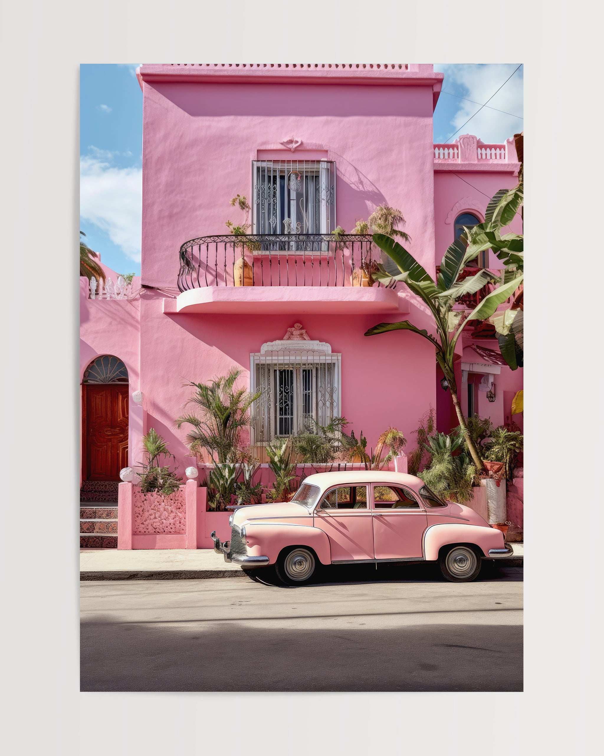 Pretty in Pink Vintage Vibes-psoter-wall_art-decor-The Poster Square