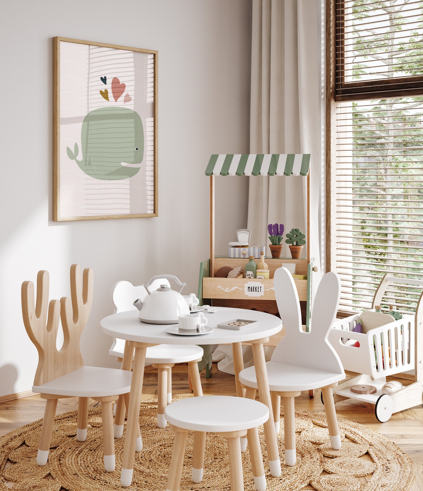 Whale N4 The Poster Square