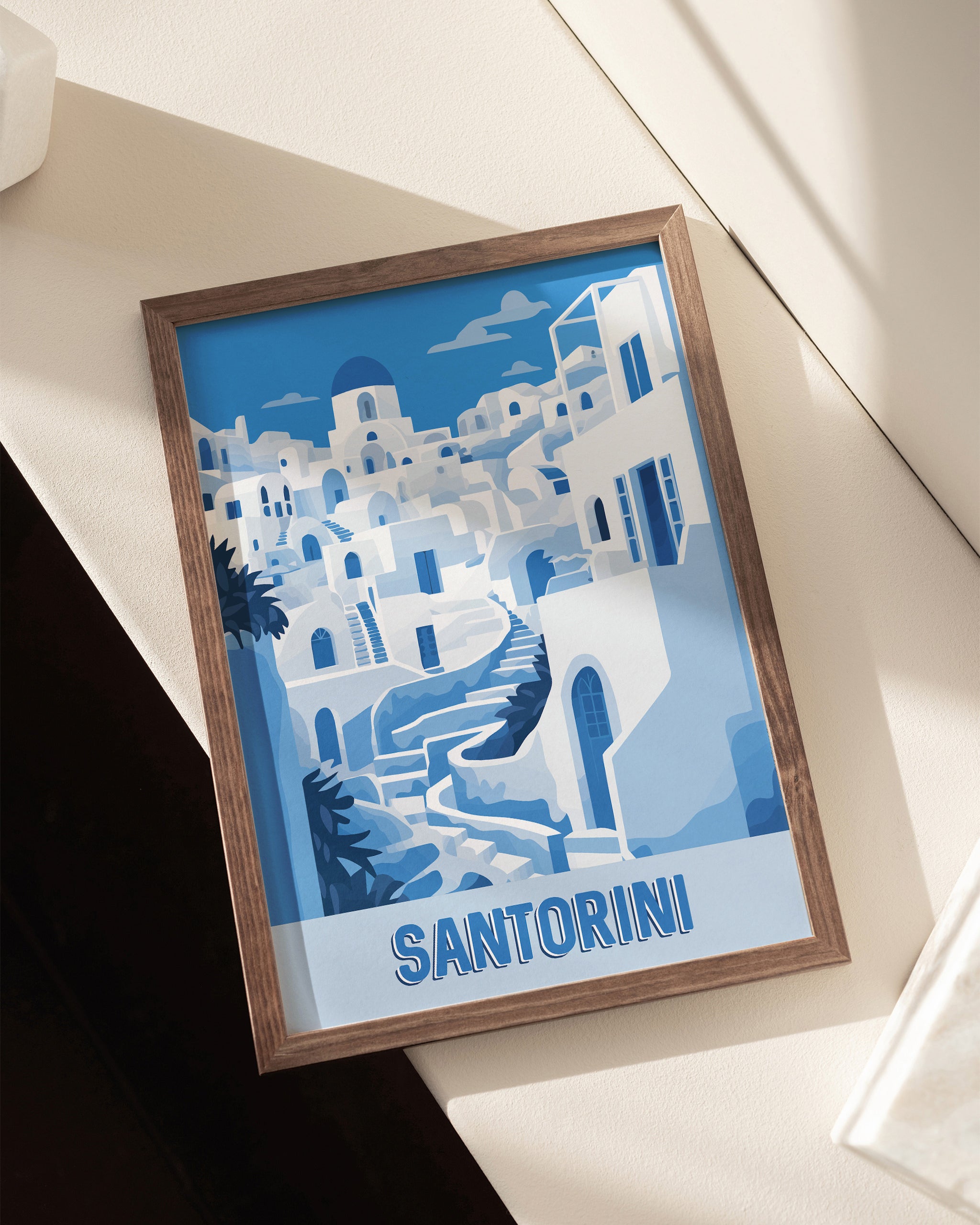 Santorini Cycladic Calm-psoter-wall_art-decor-The Poster Square