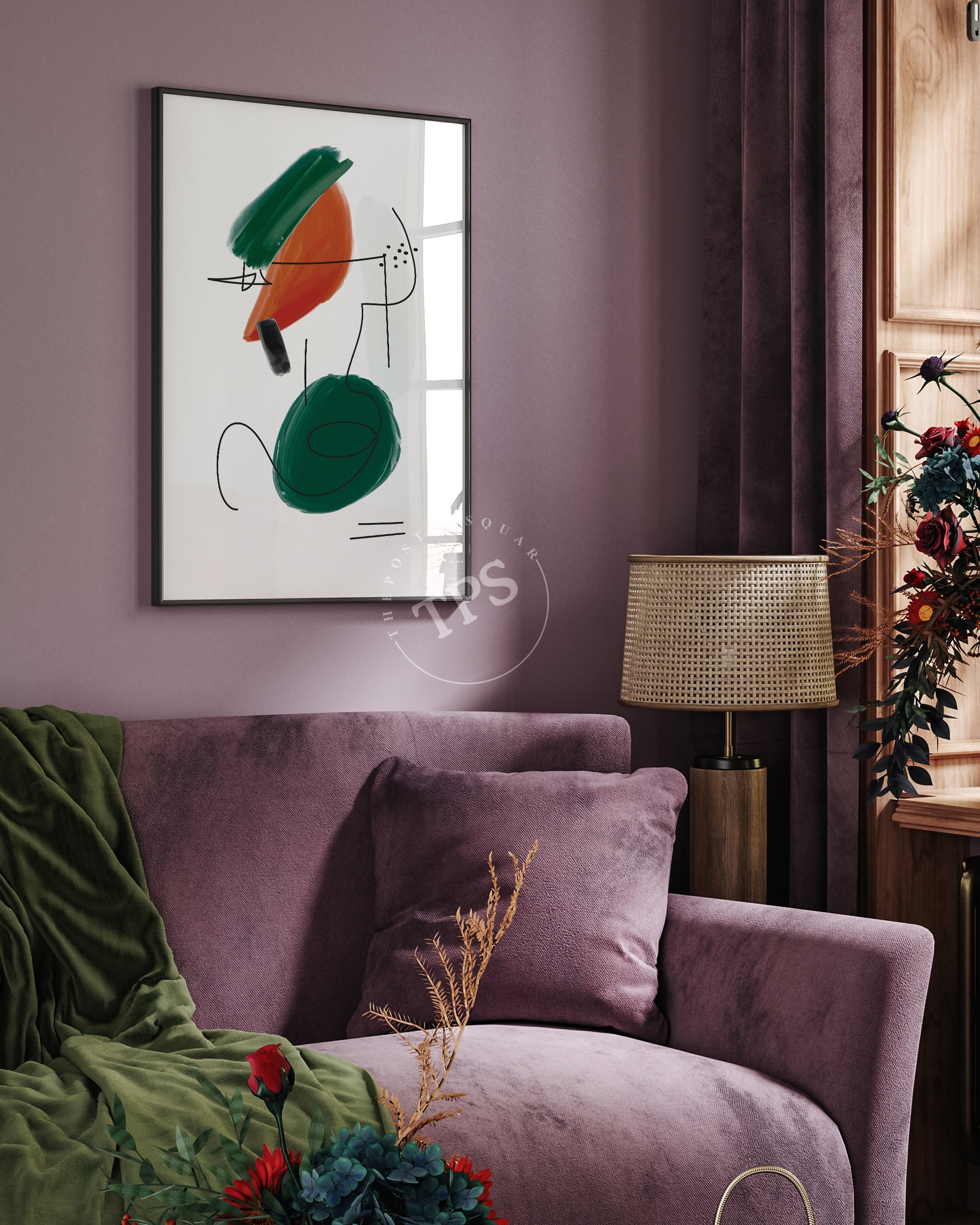 Minimalistic Abstract N9 The Poster Square