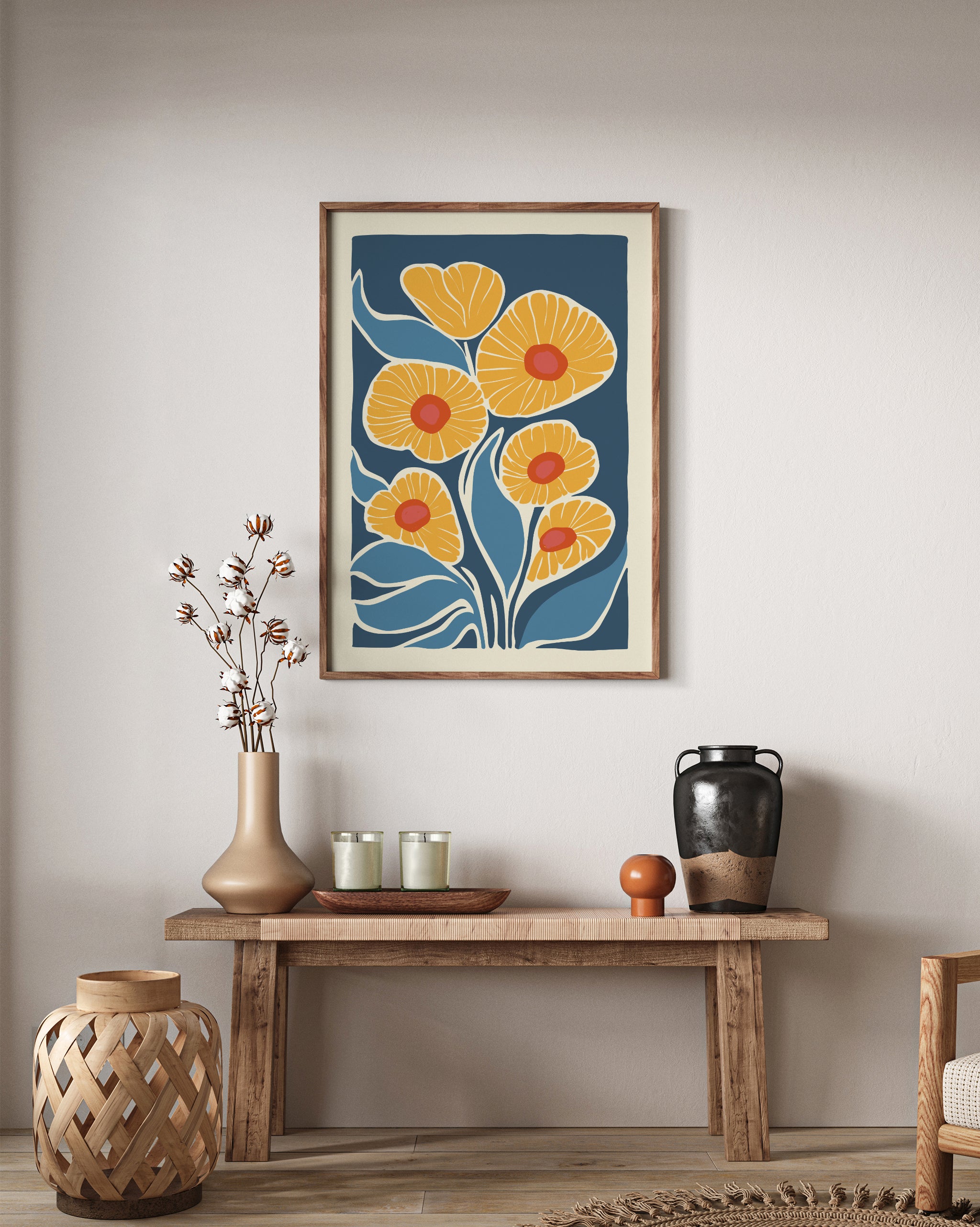Floral Charm No.4-psoter-wall_art-decor-The Poster Square