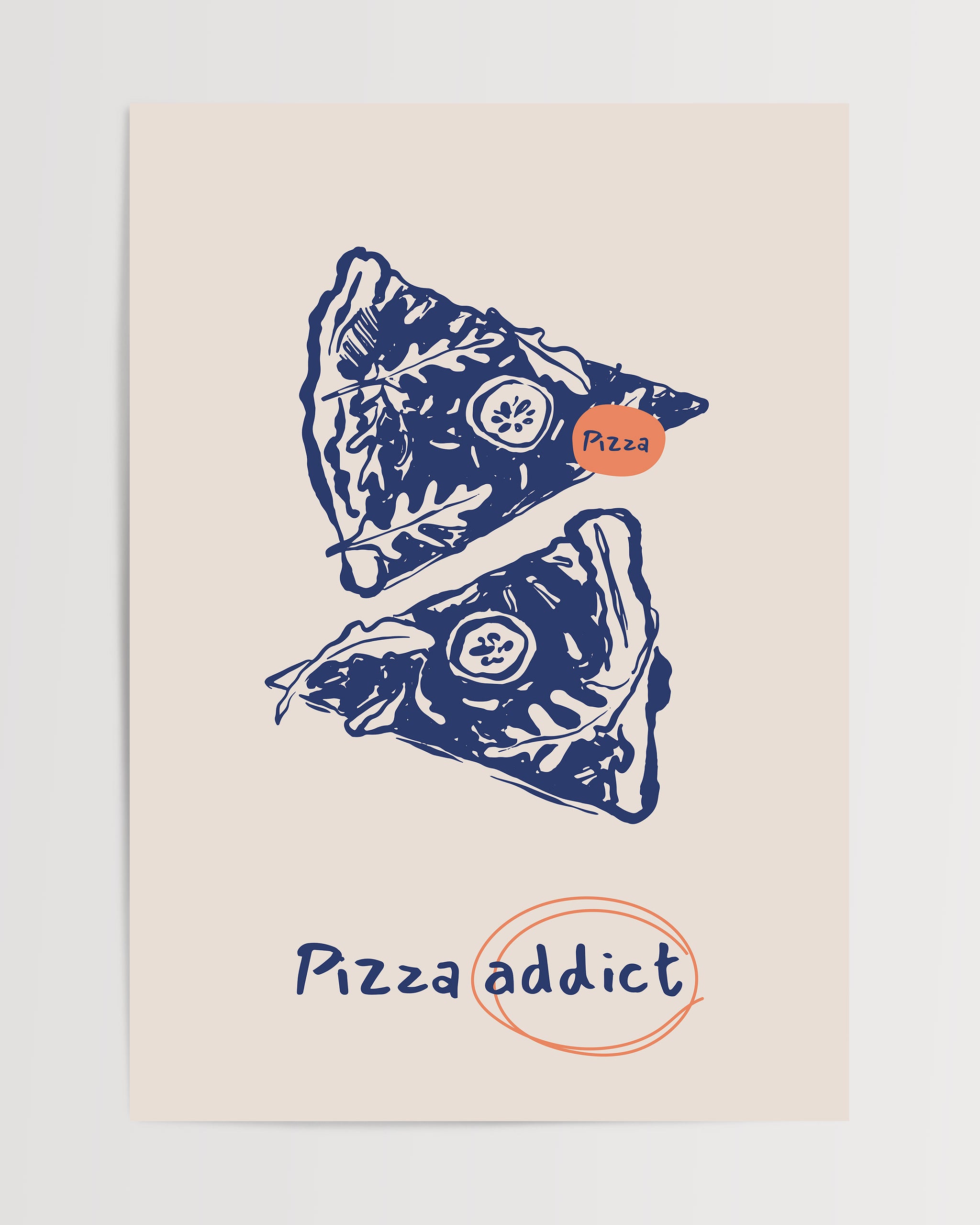 Pizza Addict-psoter-wall_art-decor-The Poster Square