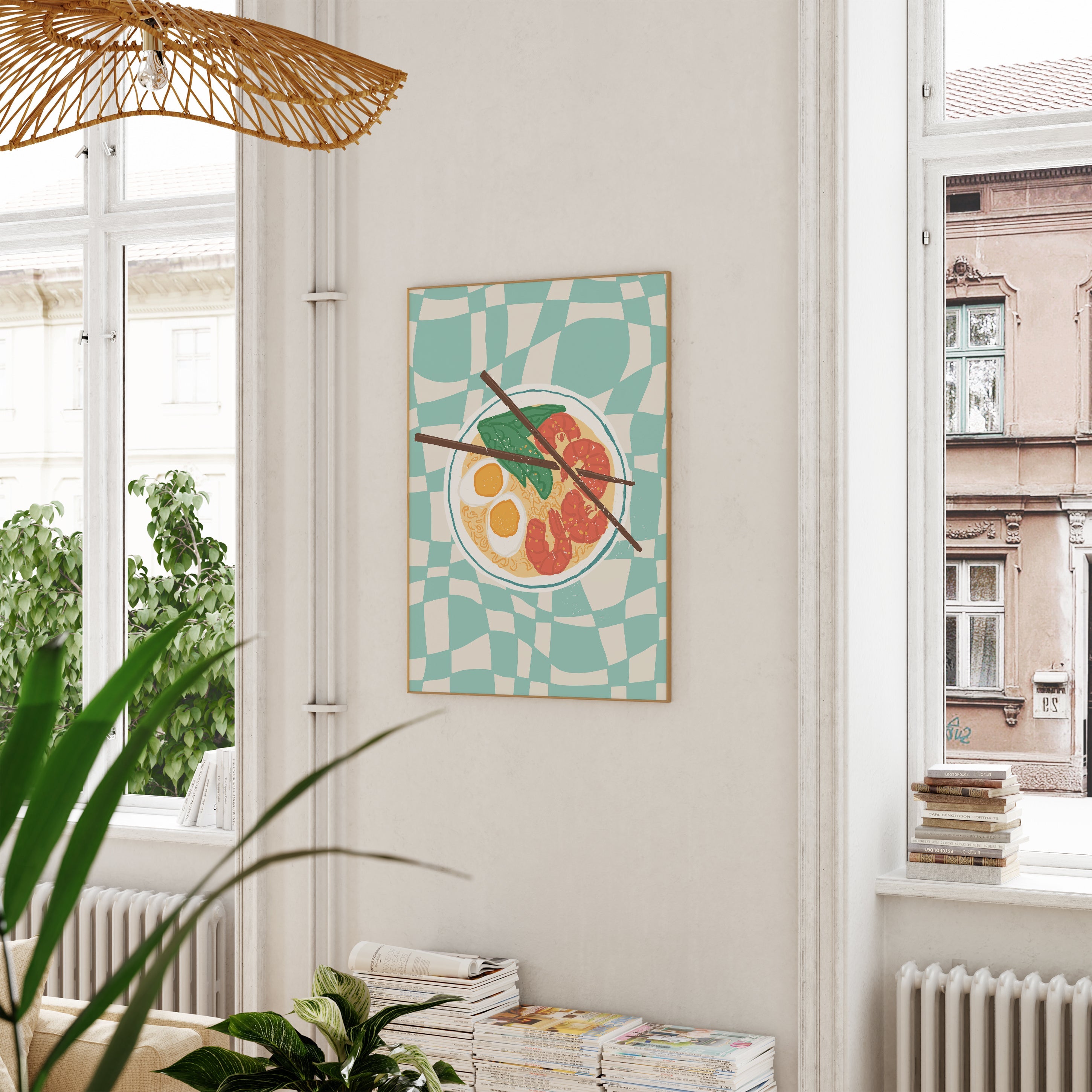 Shrimp Ramen - Food The Poster Square