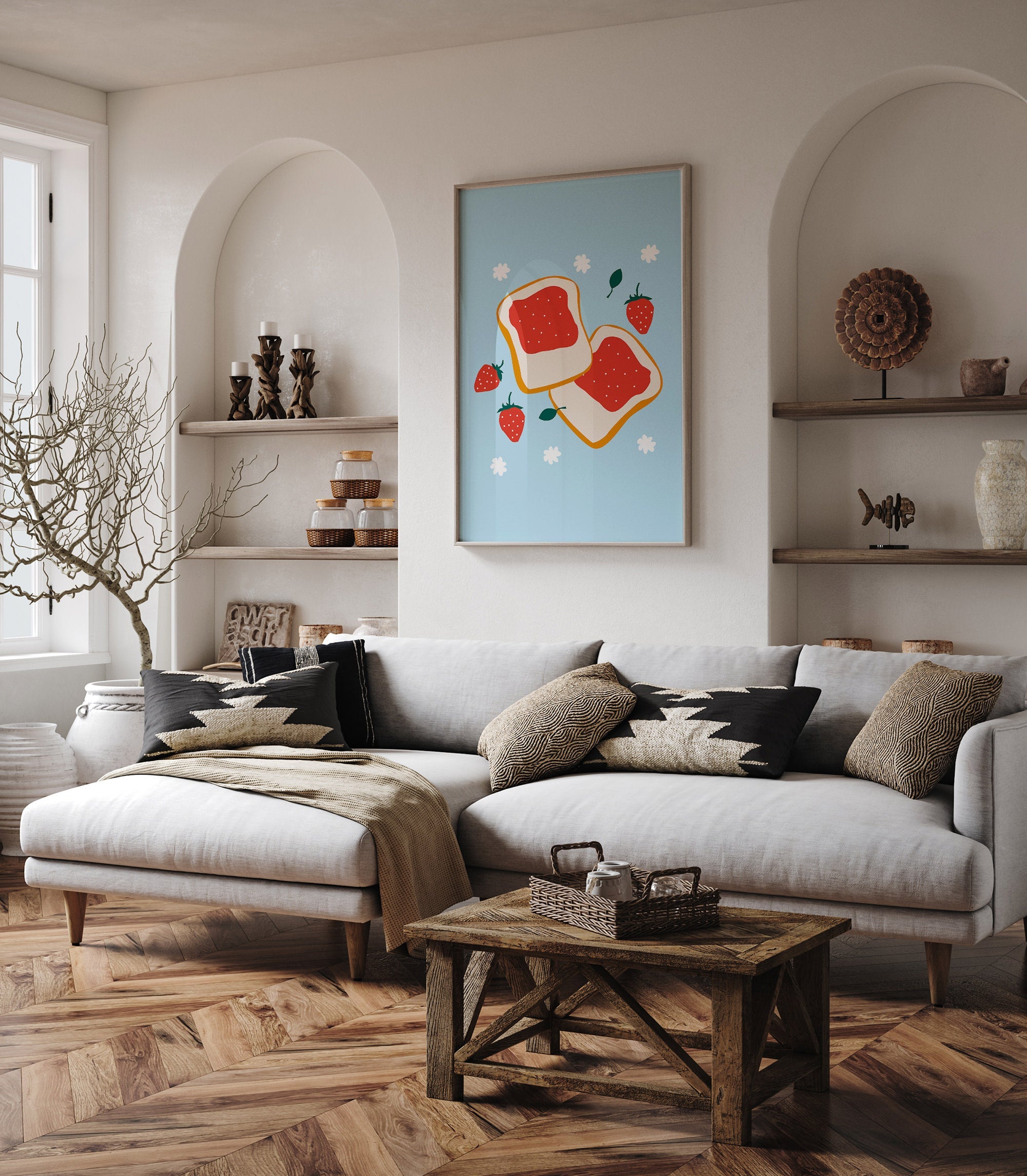 Strawberry Jam The Poster Square