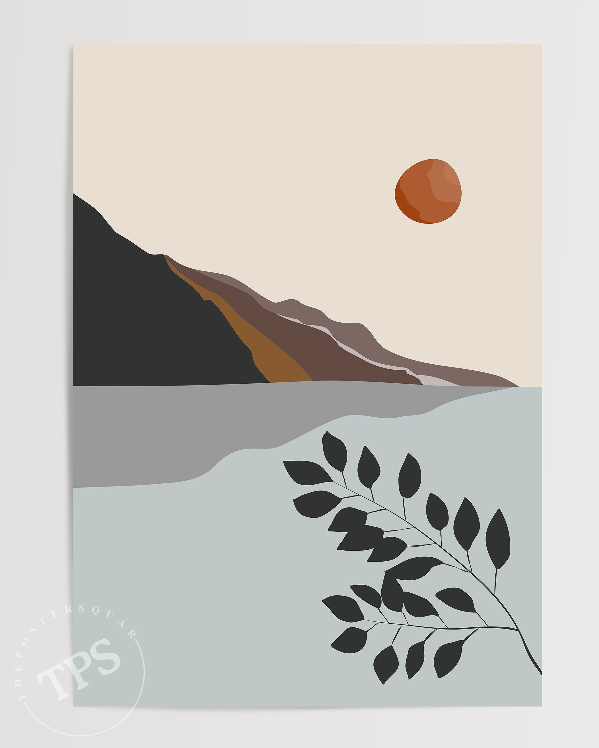 Abstract Landscape N15-psoter-wall_art-decor-The Poster Square