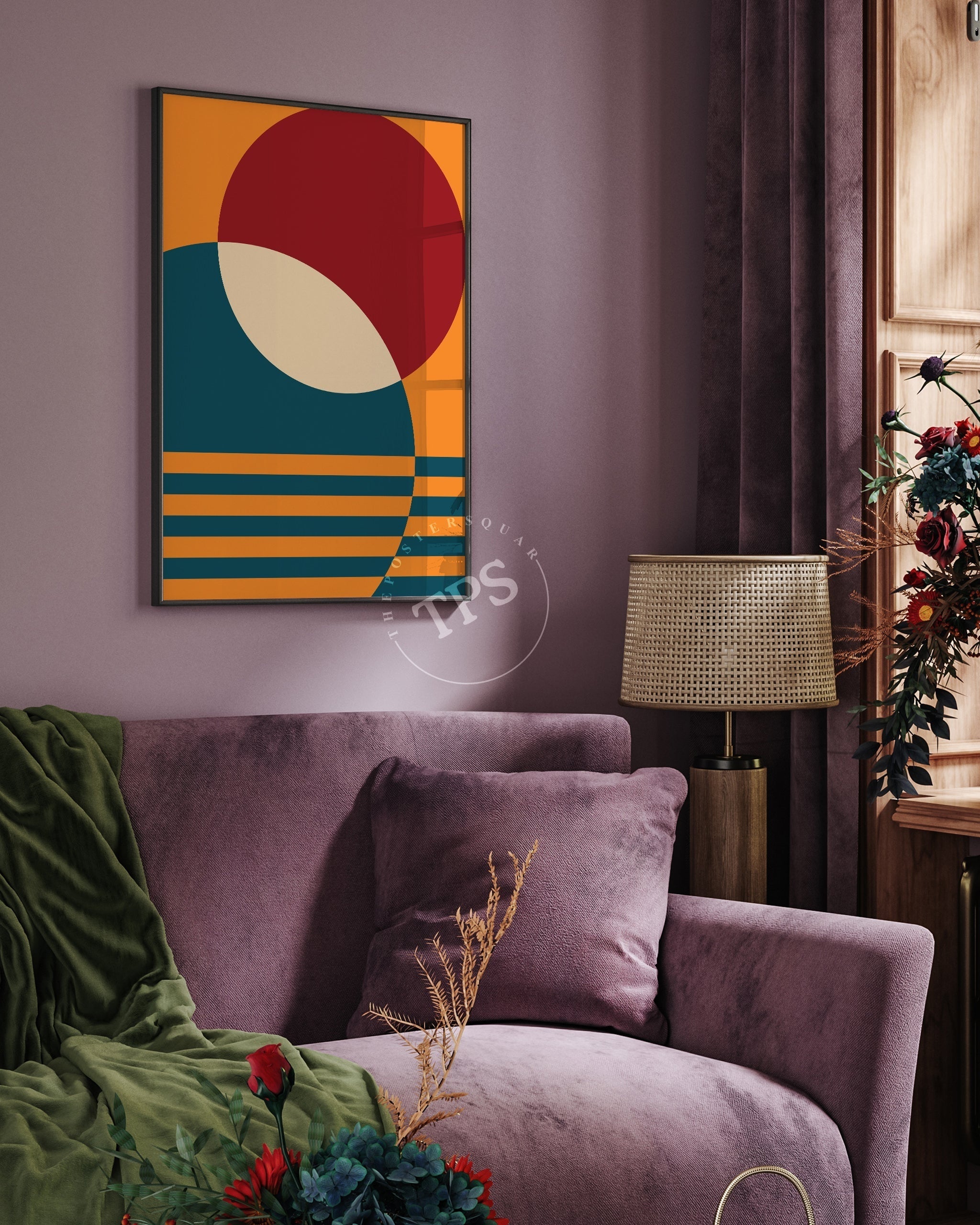 Abstract Mingle N37-psoter-wall_art-decor-The Poster Square