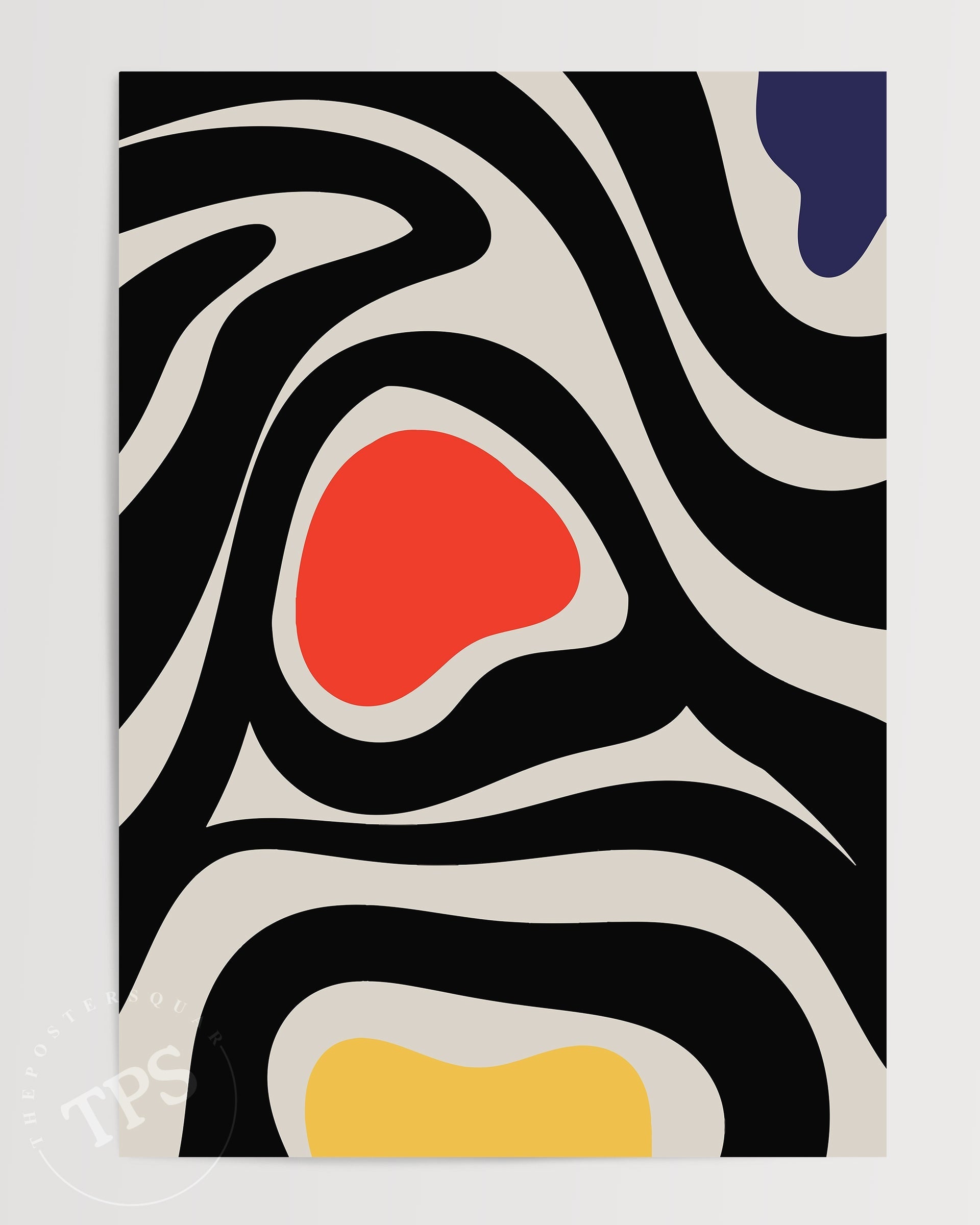 Abstract Mingle N41-psoter-wall_art-decor-The Poster Square