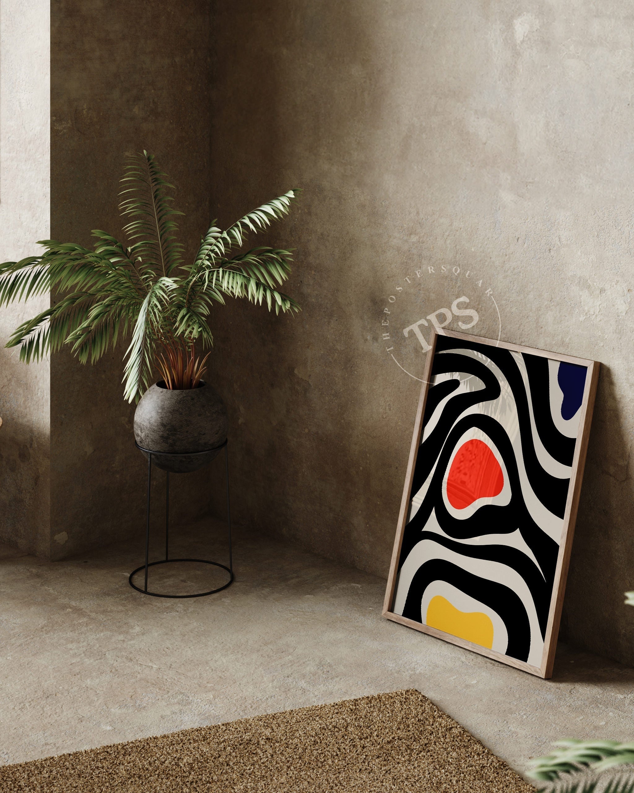 Abstract Mingle N41-psoter-wall_art-decor-The Poster Square