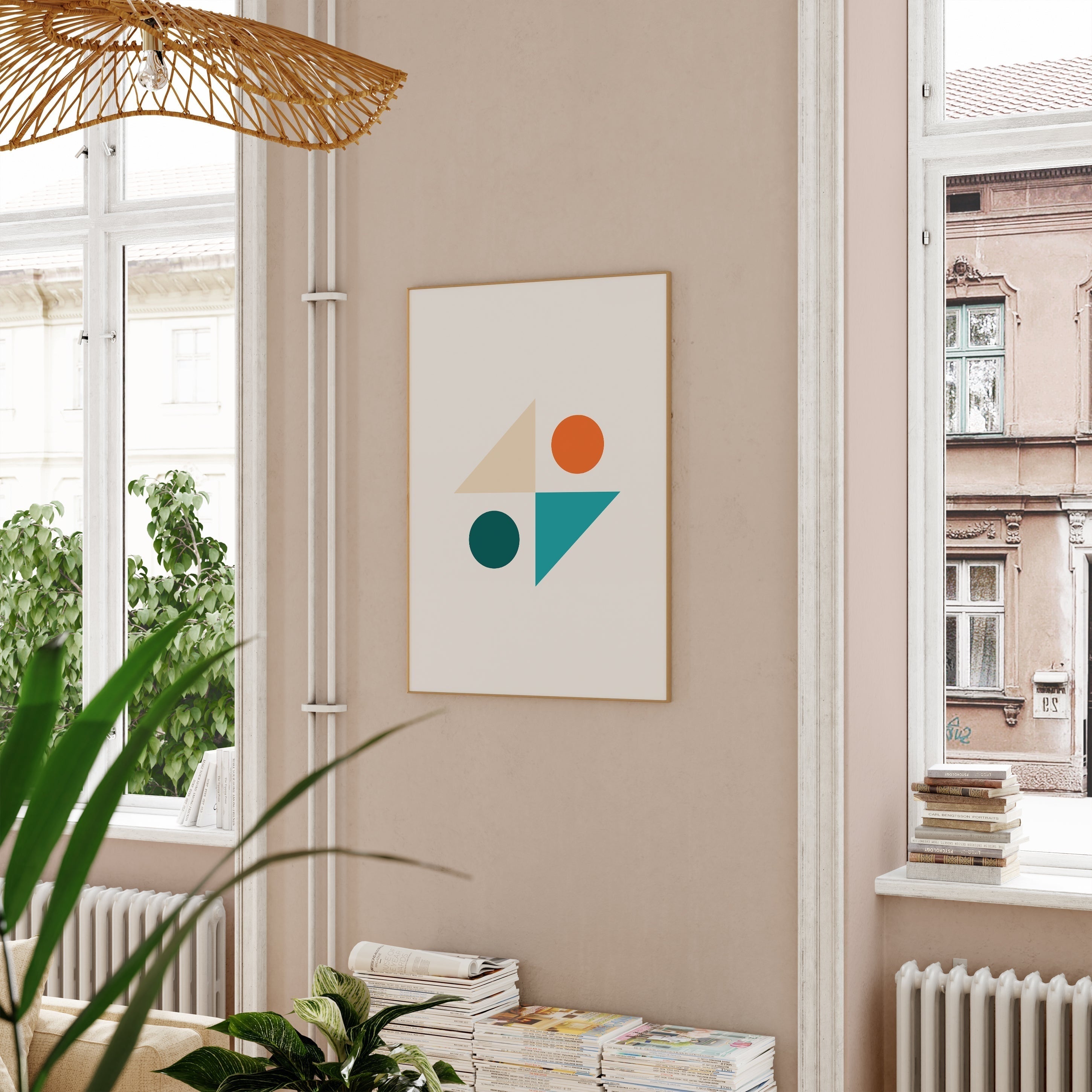 Abstract Wall Art - Minimalistic-psoter-wall_art-decor-The Poster Square