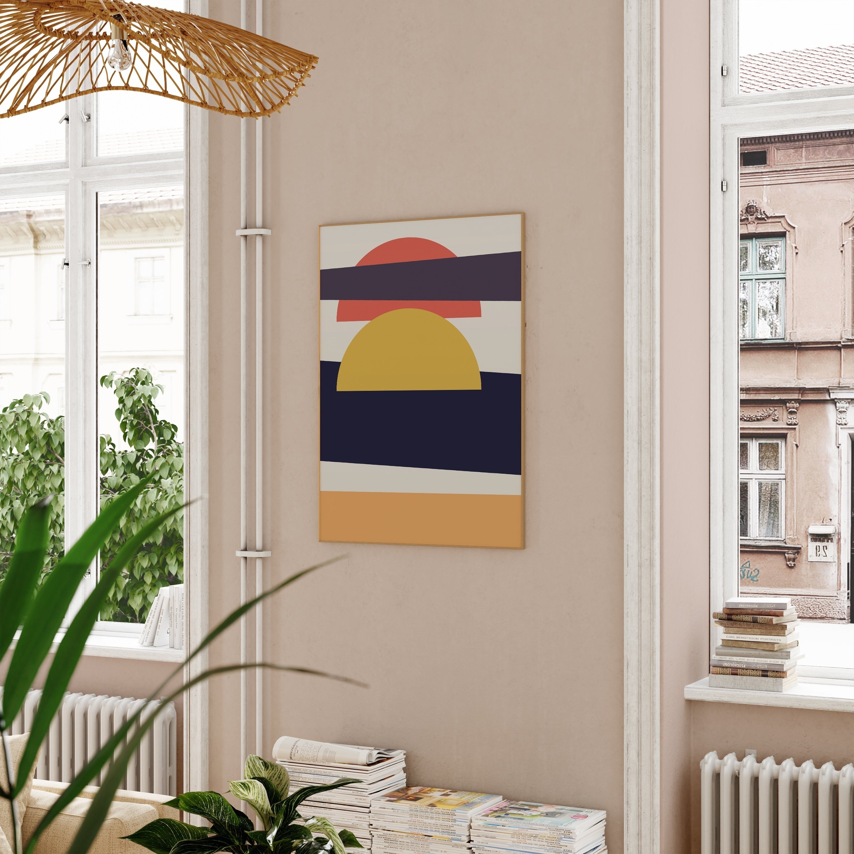 Abstract Wall Art - Minimalistic-psoter-wall_art-decor-The Poster Square