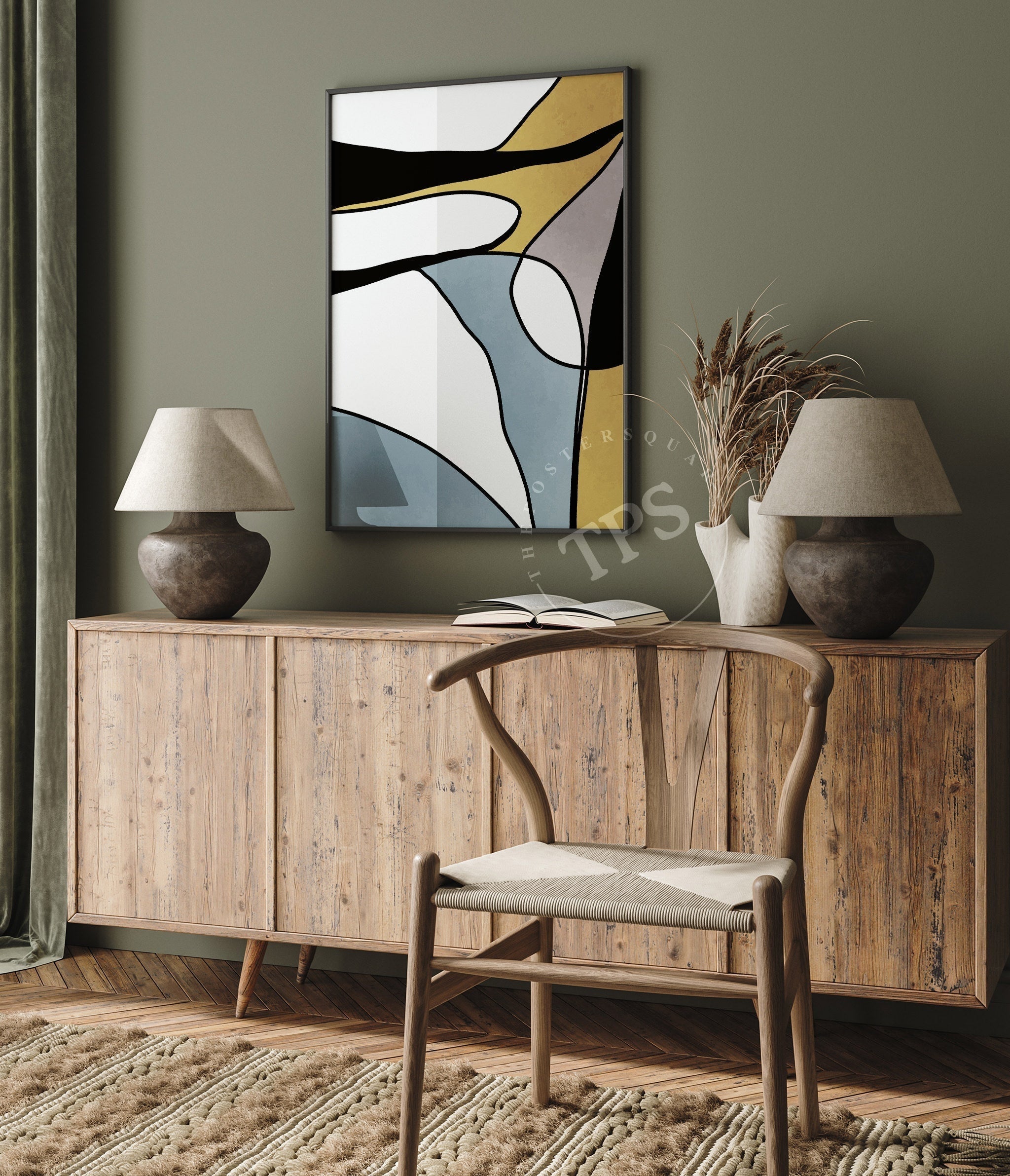 Azure Allure N1-psoter-wall_art-decor-The Poster Square