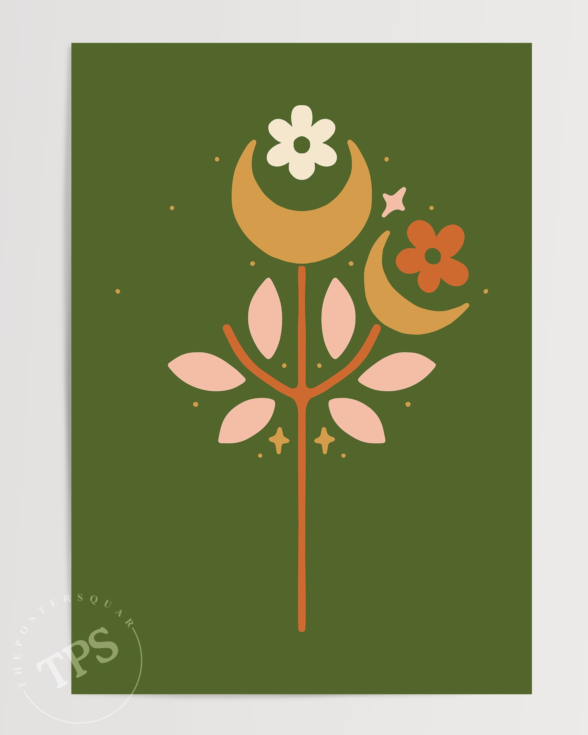 Botanical Abstract-psoter-wall_art-decor-The Poster Square