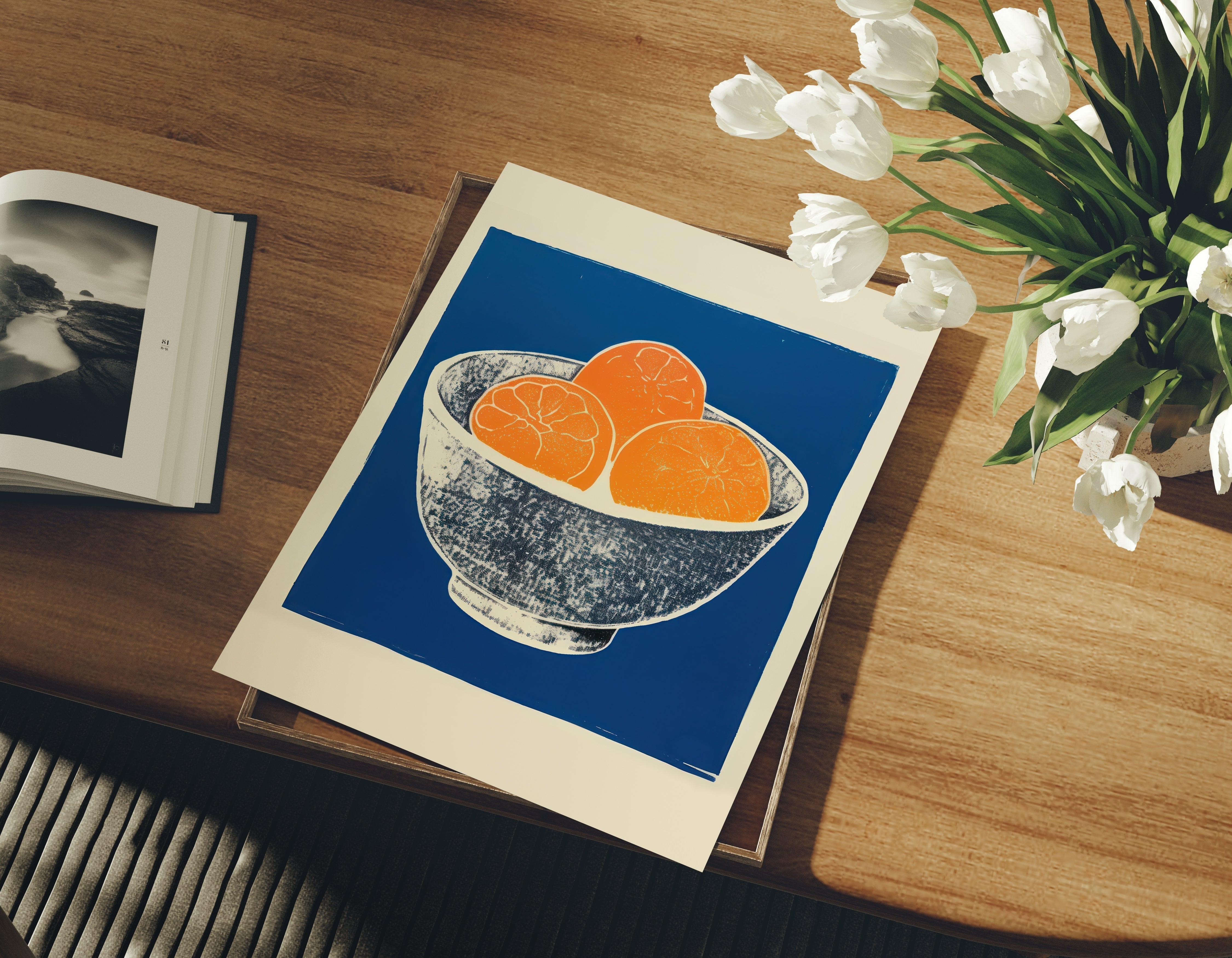 Bowl Of Oranges-psoter-wall_art-decor-The Poster Square